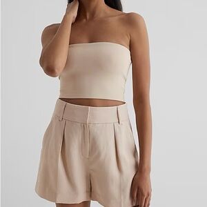 Neutral Body Contour High Compression Cropped Tube Top